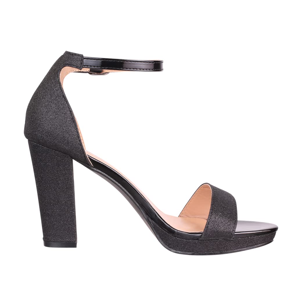 Elara Pumps da Donna Tacchi Alti Brillantini Chunkyrayan