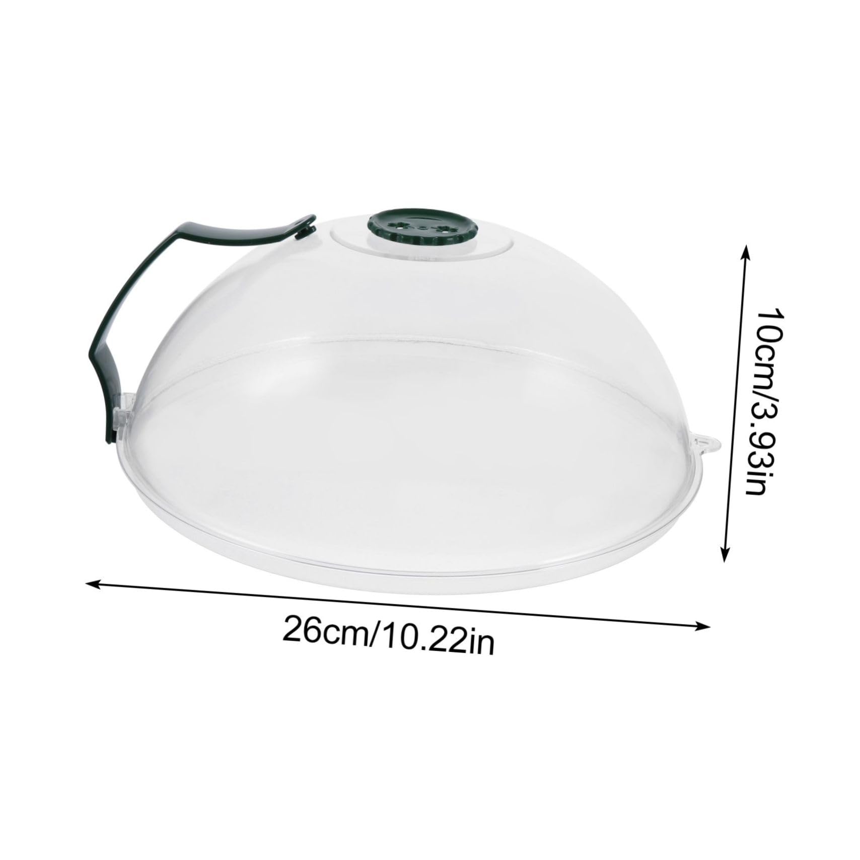 CIYODO 2Pcs Heat Resistant Microwave Splatter Covers Food Guard Lids for Keeping Dishes Clean for Indoor Outdoor Use Practical Food Covers