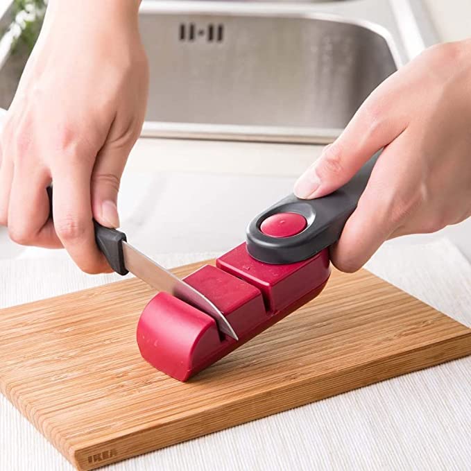 Buy Humer Manual 2 Stage Knife Sharpener for Kitchen, Coarse and Fine
