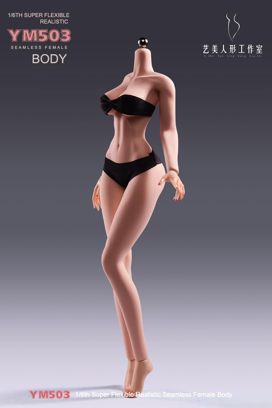 Amazon.com: ZHIKE YM503 1/6 Scale Female Slender Seamless Body 12