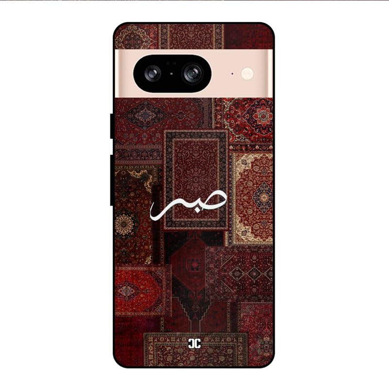 Image of PrintShield Sabr Back Cover for Google Pixel 8, Shockproof Printed Phone Case with Soft TPU Sides & Anti-Slip Grip