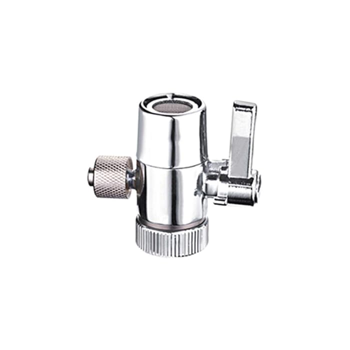 Buy PureSec Chrome Sink Faucet Diverter Valve for Above Counter Water