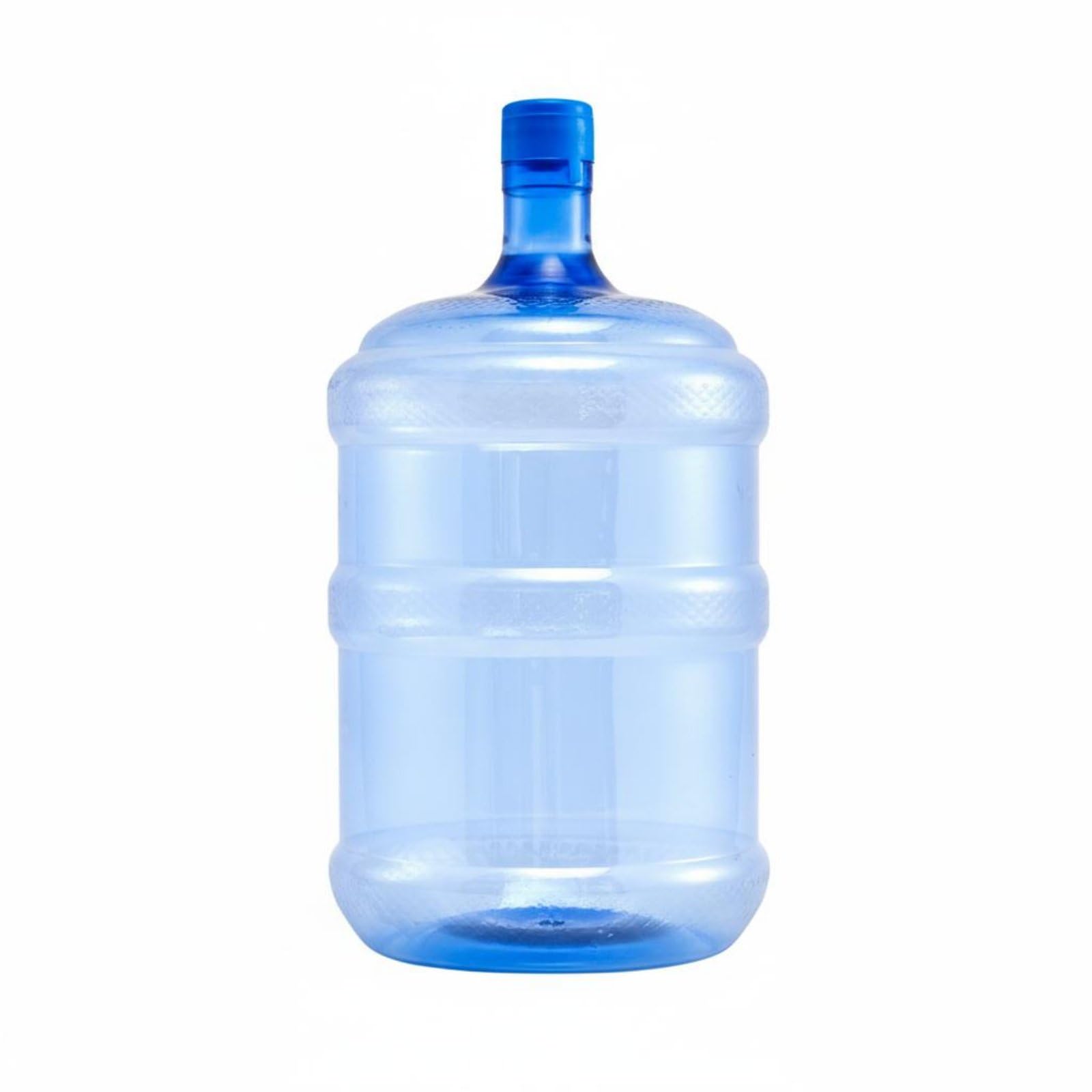 predolo Bouteille d'eau avec Bouchon à Vis, Bonbonne pour Fontaine à Eau Qualité Alimentaire Bonbonne d'eau Réutilisable, pour Camping, Sport, Randonnée en Plein Air, 18L, Épais+Petit+sans Poignée