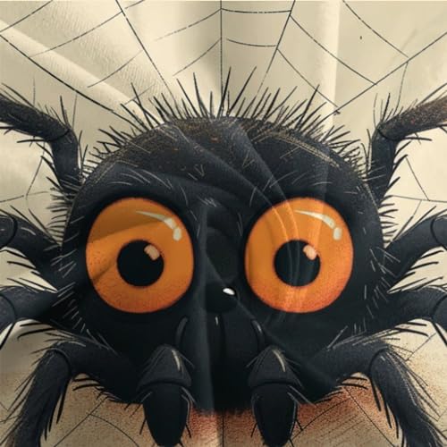 Housses de couettes imprimé araignées 3D microfibre de qualité supérieure