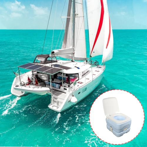 Toilettes de voyage 10L étanches et ultra compactes avec mini ventilateur 180 ml - 3