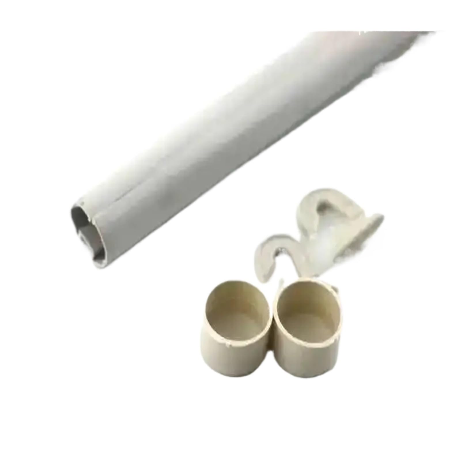 Dhyuacn Gray White Pvc Poster Hanger Rails 4Pcs/Set Poster Painting Pictures Pvc Frame Hanger Rod Modern Prints Scroll Home Wall Art Decor(,33Cm)