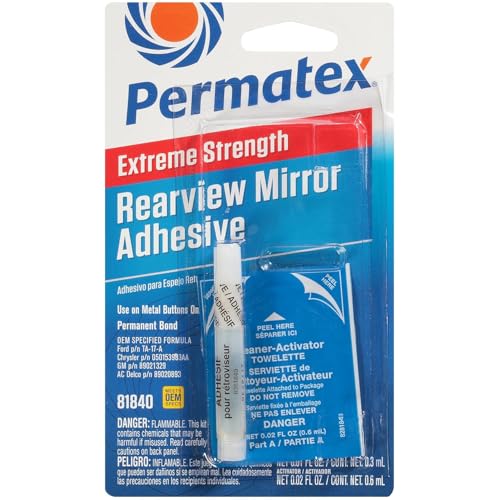 PERMATEX Professional Strength Rearview Mirror Adhesive