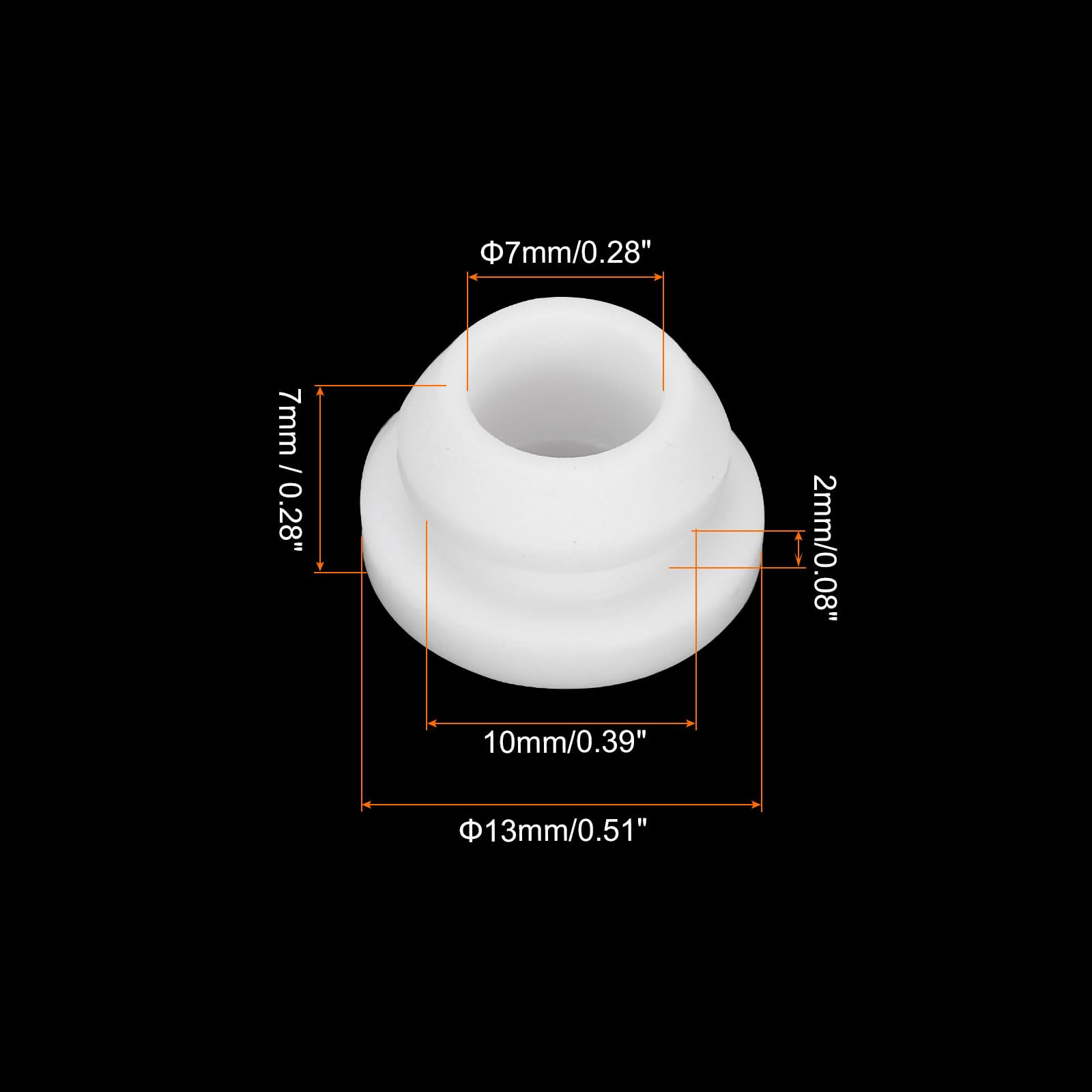 sourcing map 20 arandelas de goma de silicona a presión de 10 mm de diámetro interior sourcing map 20 arandelas de goma de silicona a presión de 10 mm de diámetro interior