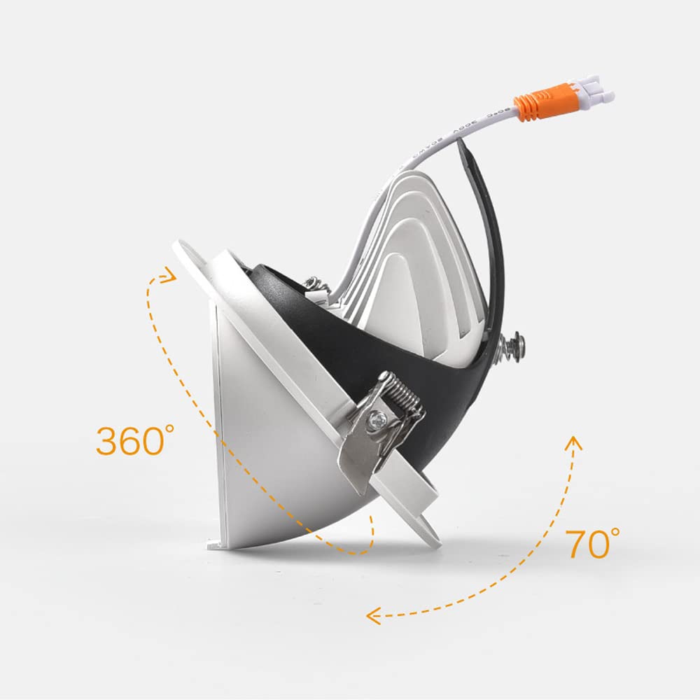faretti da soffitto Faretti da Incasso a LED Faretti da soffitto orientabili a LED Faretti da soffitto Bianchi Faretti da Incasso per Cucina Camera da Letto Soggiorno Mini faretti