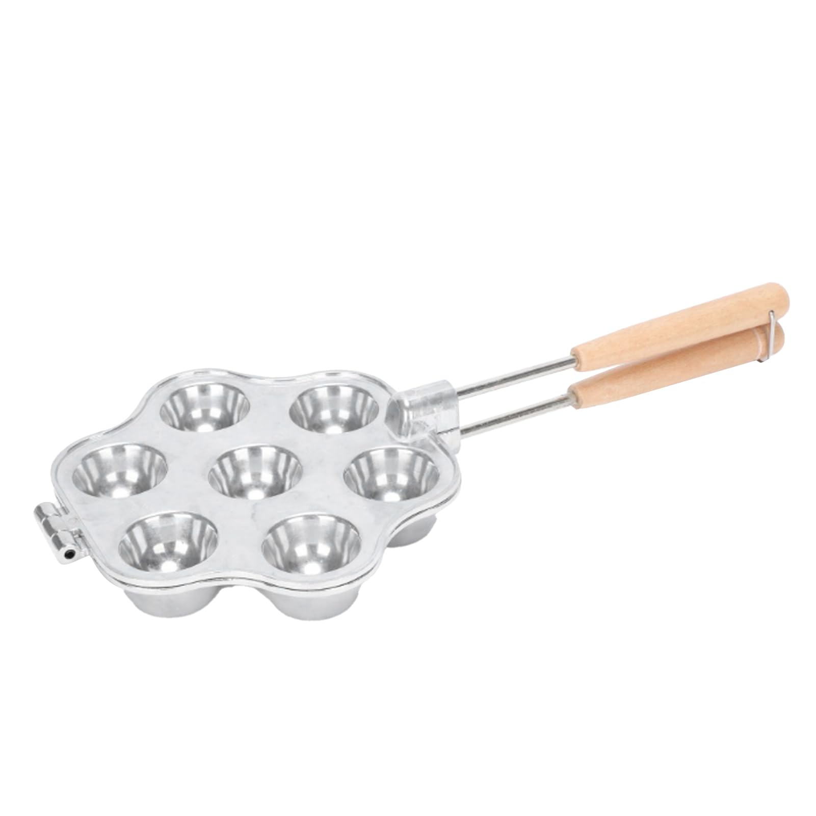 Stampo per Crostata in Metallo Mini Stampo per Torta a 7 Fori per Budino con Materiale Robusto per Panettieri Domestici