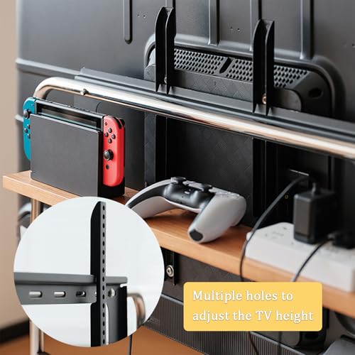 Soporte móvil para TV ajustable con ruedas miniatura 4