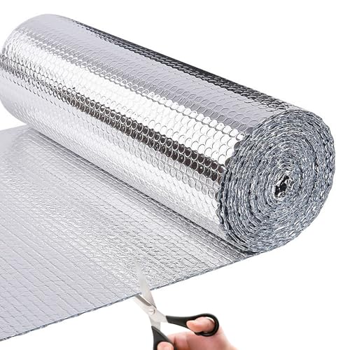 PRITOK Lámina reflectante para radiadores: 5 m x 0,6 m x 2 mm, lámina térmica para protección contra el frío, lámina de ahorro de energía para apoyar las facturas de invierno