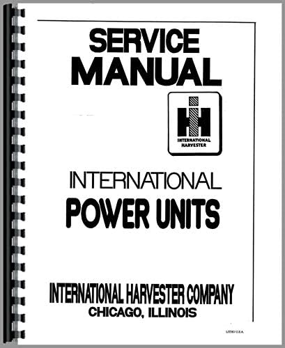 International Harvester UD6 Power Unit Service Manual