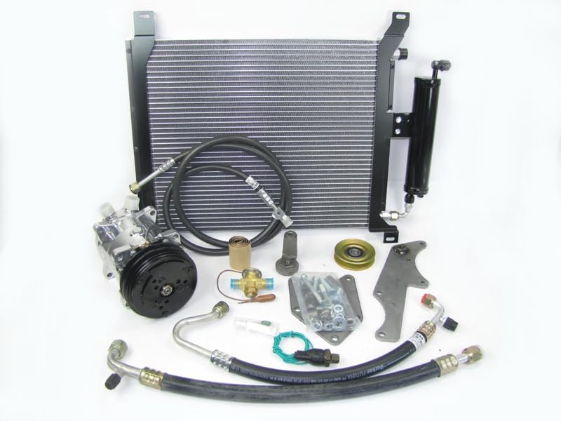 Underhood A/C Performance Kit, Polished Finish Compressor Fits 1967 Ford Mustang w/289 V8#50-0016P