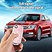 MILD EAST for VW Car Key Fob Cover with Keychain, Soft TPU Car Key Case Shell for Volkswagen Beetle Gti Jetta Passat Tiguan (pink)