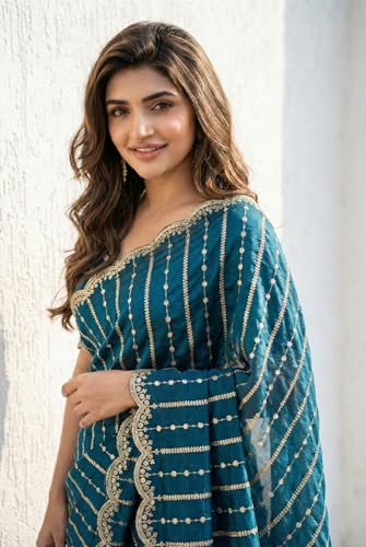 Image of Amazon Brand - Tavasya Womens Saree
