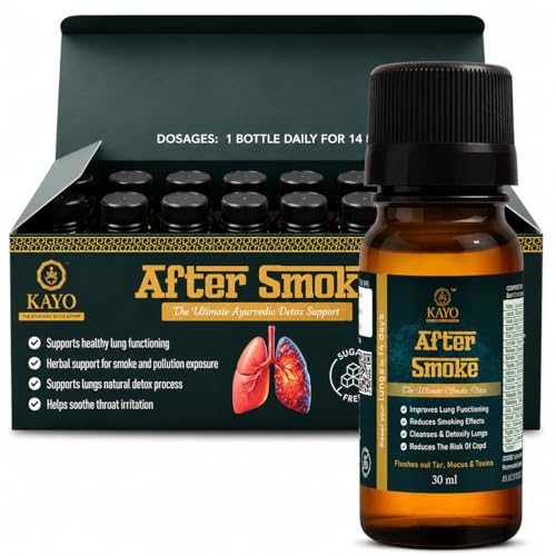 KAYO After Smoke Ayurvedic Shots 14 Bottles x 30ml | Helps Quit S...
