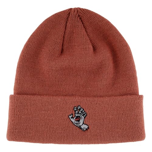 Santa Cruz Screaming Hand Beanie Unisex Rust/Grey