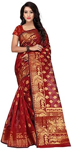 Silk Zone Women's Silk Saree With Blouse Piece