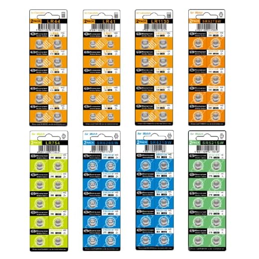 Siiboat Watch Batteries 80PCS - AG0, AG1, AG3, AG4, AG5, AG7, AG10, AG13, 1.5V Alkaline LR41 LR44 Assorted Button Coin Cell Batteries