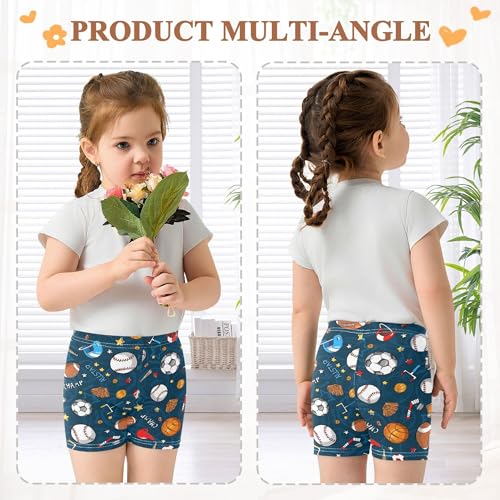 Fisyme Girls Shorts Kids Toddler Girl Bike Cartwheel Under Dress Shorts3