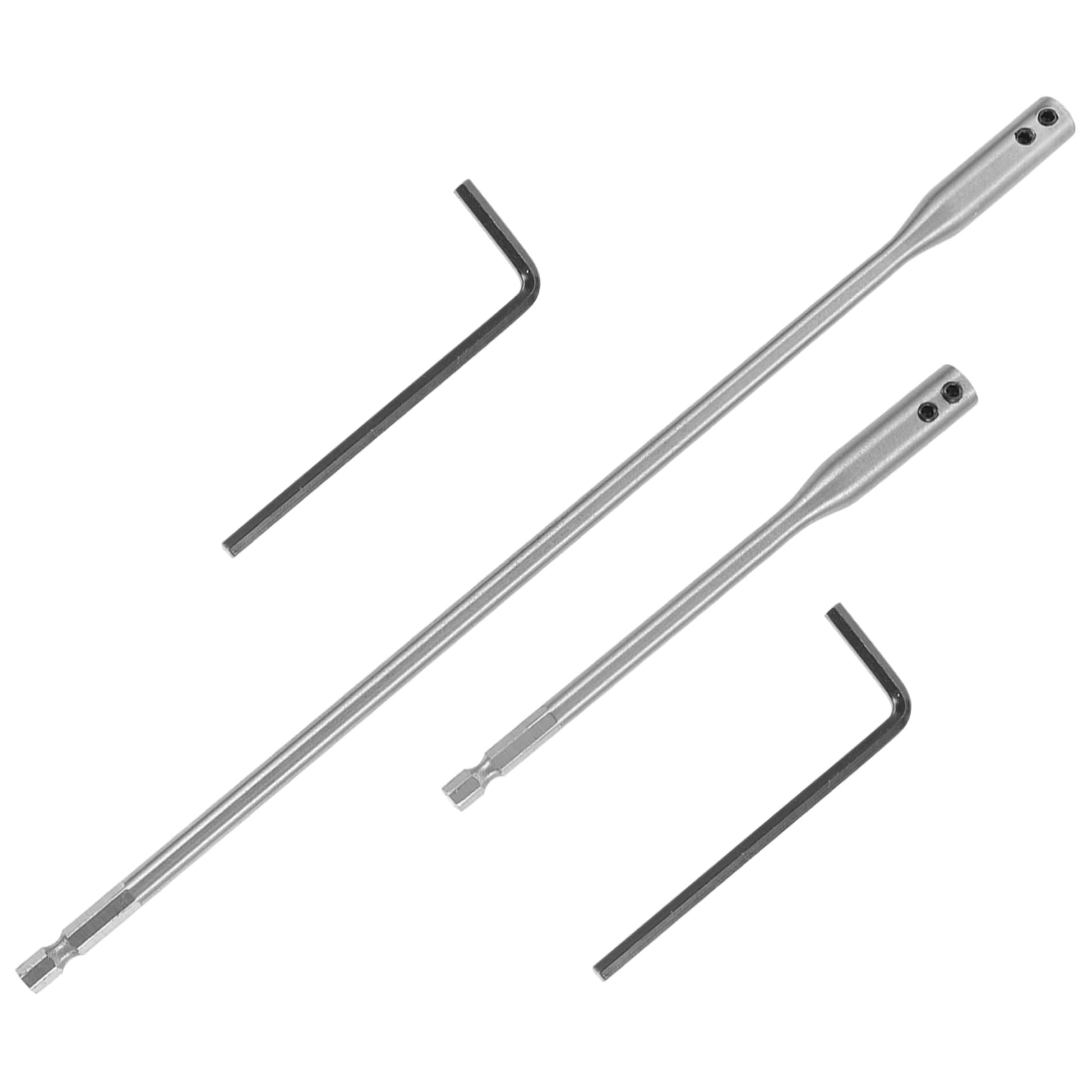 jojofuny 5 Juegos Extensión de Brocas Taladro Conjunto de Varillas de Extensión y Llaves Flexibilidad Profundidades de Perforación Compacto y Ligero Precisa y Estable