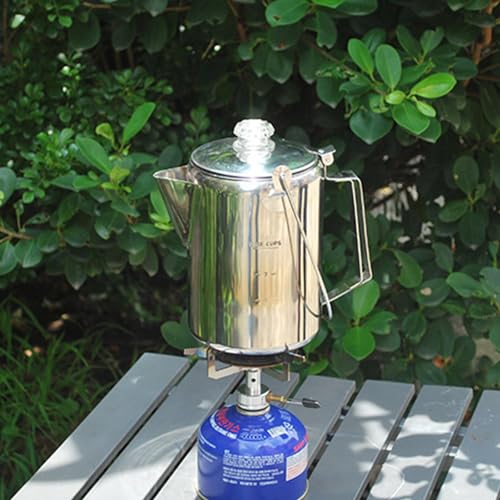 Cafetière de camping percolateur à café 9 tasses extérieur - 4