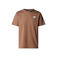THE NORTH FACE NF0A87NPAR4 M S/S Box NSE Tee T-Shirt Uomo Latte/Gravel Taglia S