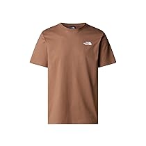 The North Face NF0A87NPAR4 M S, S Box NSE Tee T-Shirt Uomo Latte, Gravel Taglia XS