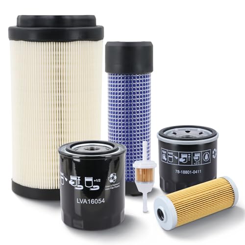 Tune Up Maintenance Service Filter Kit Compatible with John Deere 1025R 1023E 1026R 2025R 2026R Compact Utility Tractor Replaces# LVU34504 LVU34503 M806418 MIU804763
