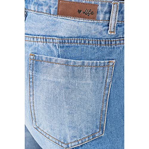 Image of Life by Shoppers Stop Regular Fit Regular Length Denim Womens Jeans