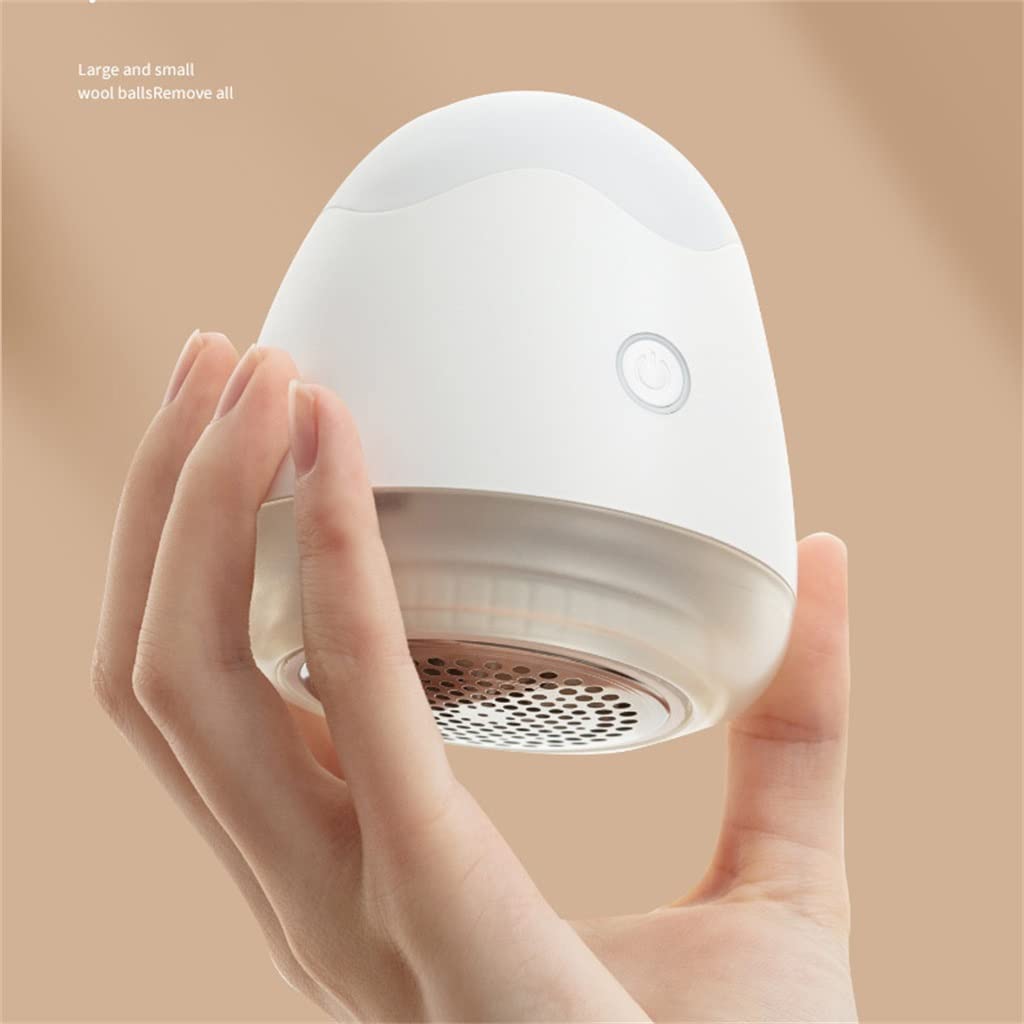 Tondeuse à Bouloches Rechargeable pour vêtements ménagers, Machine à Boule d'aspiration, Rasage, artefact de Rasage (Blanc 82x82x89mm)