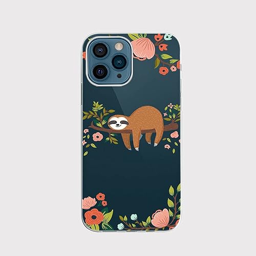 Miniatura 66 de Blingy's Funda para iPhone 13 Pro (6.1 pulgadas), lindo patrón de cerdo divertido estilo animal de dibujos animados, transparente, suave TPU funda