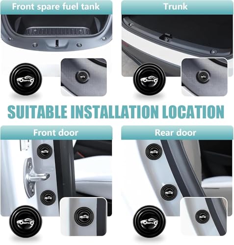 Image of YTM 10 Pcs Car Door Shock Absorber Pads Silicone Door Guard Anti Collision Protector Noise Reduction Buffer Sticker Scratch Guard Universal Fit Car Accessories for All Cars SUVs Interior Safety