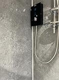 DBS Concrete Grey Gloss 1000mm Wide Shower Panels 1m x 2.4m Wet Wall Panel Cladding 10mm - Image 6