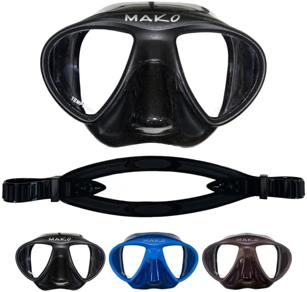 Máscara Submarina Panorámica Para Adultos - Gafas De Buceo Y Snorkel Con Lentes De Vidrio Templado - Ajuste Cómodo Y Antifugas
