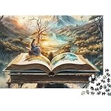 Libro Puzzle Paesaggio Fantasy 1000 Pezzi Puzzle per Ragazzi...