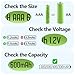 GENYESTAR Ni-MH Rechargeable AAA Batteries, Triple A 600mAh 1.2V Pre-Charged Solar Light Battery for Solar Outdoor Garden Landscaping Lights Lantern Household Devices, 4 Pack,