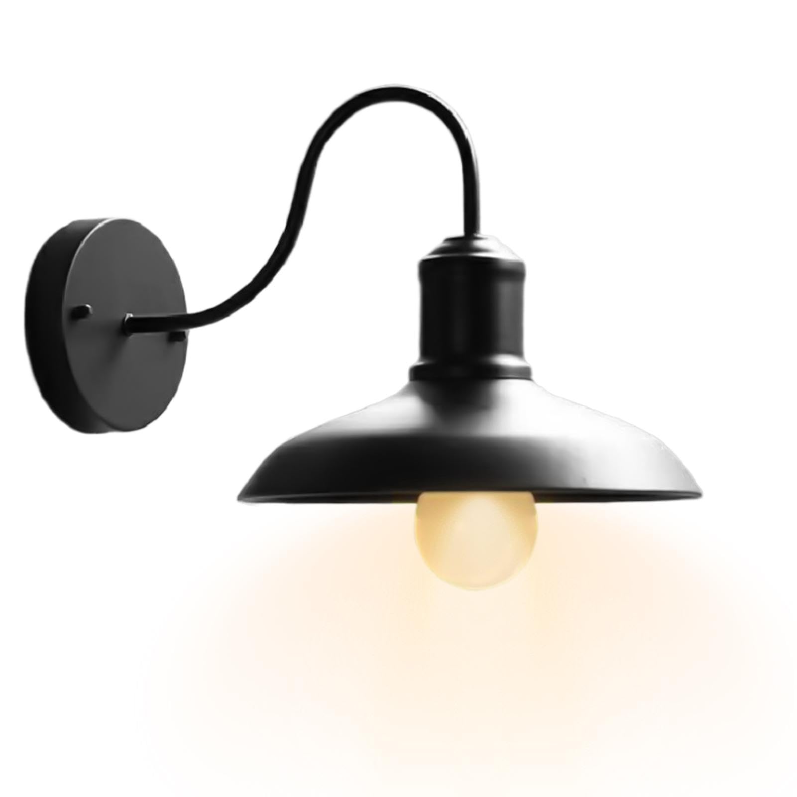 Aplique de pared rústico para exteriores, aplique industrial impermeable, aplique vintage decorativo para el hogar, aplique de pared rústico para dormitorio, aplique de pared vintage junto a la cama,