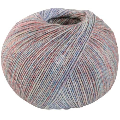 LANA GROSSA Meilenweit 100 Merino extrafine Shades | Hochwertiges Sockengarn waschmaschinenfest | Handstrickgarn aus 75% Schurwolle & 25% Polyamid | 100g Wolle Stricken & Häkeln | 420m Garn FB7225