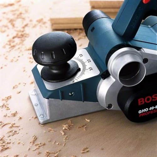Bosch Professional Hobel GHO 40-82 C (Leistung 850 Watt, inkl. Staubbeutel, Parallelanschlag, Falztiefenanschlag, 1x Hobelmesser, Einlage, L-BOXX)