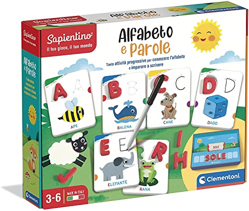 Jeu Alphabet et Mots Clementoni Sapientino apprentissage lecture écriture enfant 3 ans 16366