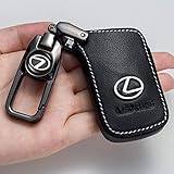 cwwbpiw Genuine Car key Cover keyrings Leather case Replacement for Lexus 2005-2018 Lexus ES350 GS300 GS350 GS430 GS450h ISC IS250 IS350 LS460 LS600h key fob case holder