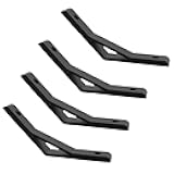 TAODAN 4PCS Angle Bracket Connector Fitting 135 Degree Industrial Aluminium Profile Angle Connector Fitting for Architectural Frames 3D Printers Numerical Control Routers Cutting Machines Black