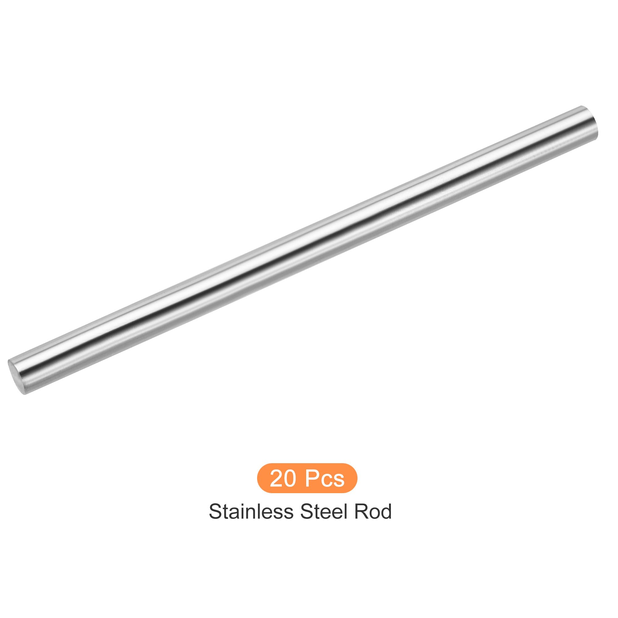 Asta Tonda In Acciaio Inossidabile 304 Per Modellismo - 4mm X 150mm - Alberi Per Aerei, Navi E Auto Fai-Da-Te (2 Pezzi) - 3