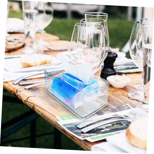 Boîte à mouchoirs en plastique de qualité supérieure au design épuré - 4