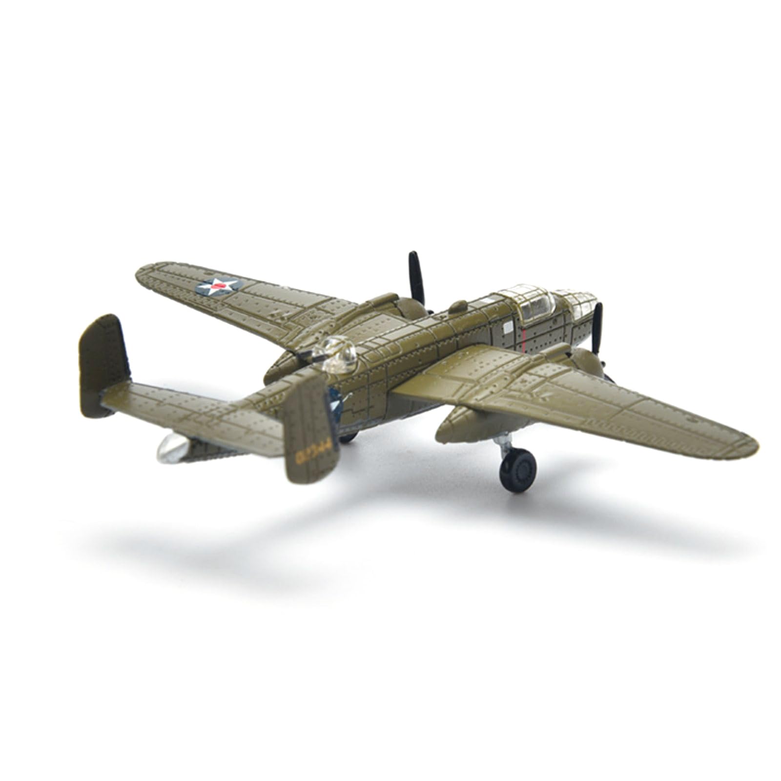 Amazon | 1:200 米国 B-25 ミッチェル爆撃機モデル 合金製 高精度戦闘