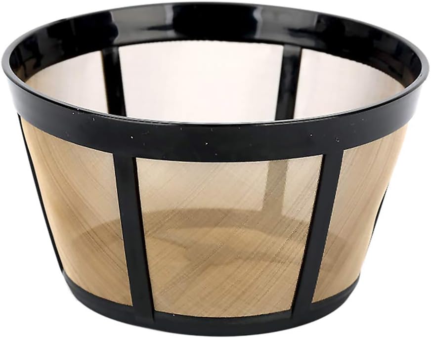 NRP Mesh Bottom Coffee Permanent Filter Universal Fit 10-cup BUNN Coffeemaker BTX, GRX, HG, HT NHB, NHS, ST & Other 12cup Filter Coffeemakers
