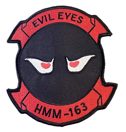 Squadron Nostalgia LLC HMM-163 Evil Eyes Patch – Hook and Loop, 4