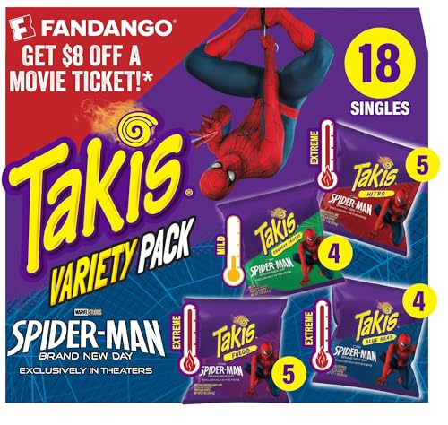 Takis 18 pc / 1 oz Variety Pack, Assorted...